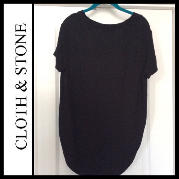 NWOT Anthro Cloth & Stone Draped Tee - Picture 8 of 10